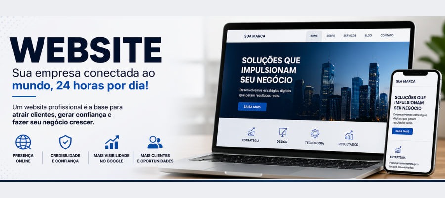 Criação de website - Visibilidade Local